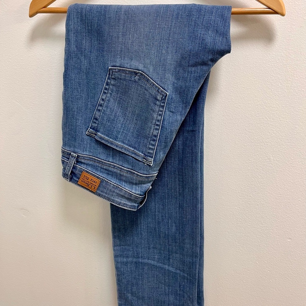 L.L. Bean Straight-Leg Blue Denim Jeans